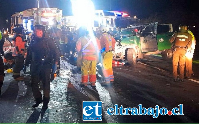 La muerte de los dos carabineros impactó más allá de nuestras fronteras, siendo publicada por medios internacionales. (Foto redes sociales)