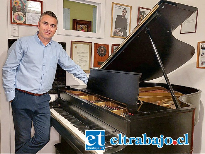 El pianista de Aconcagua, Sebastián Gesser.