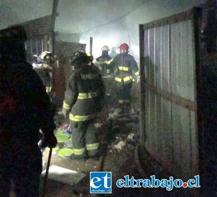 Cinco viviendas afectadas dejó nuevo incendio en la ‘Toma Yevide’ de San Felipe.