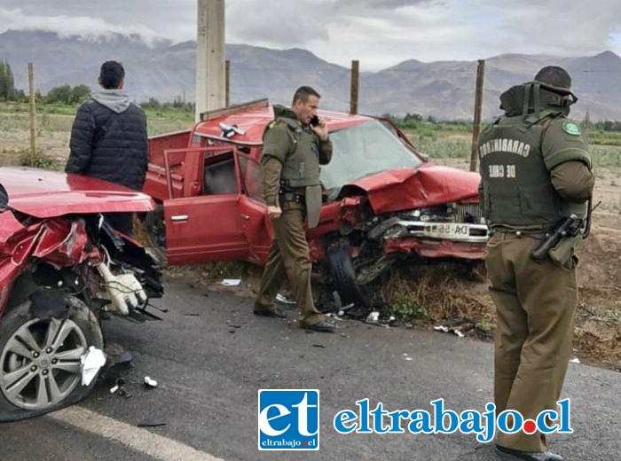 Una persona falleció en accidente vehicular en Calle Larga.