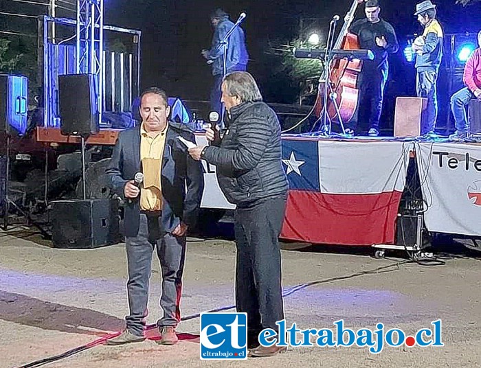 Don Ricardo Figueroa Prado, en vida, apoyando la cruzada solidaria.