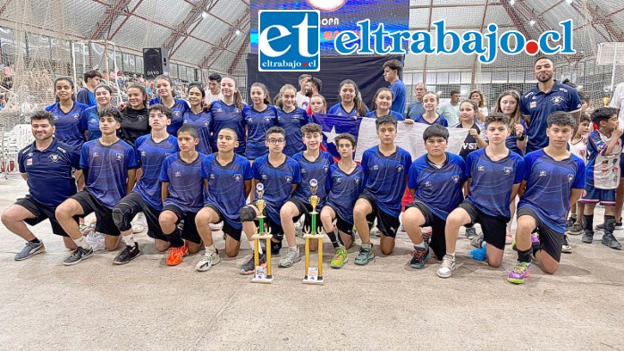 Ambos equipos ganadores en Argentina en Copa de Plata las damas U13 y Varones U13 Copa de Oro. En San Juan Mendoza.