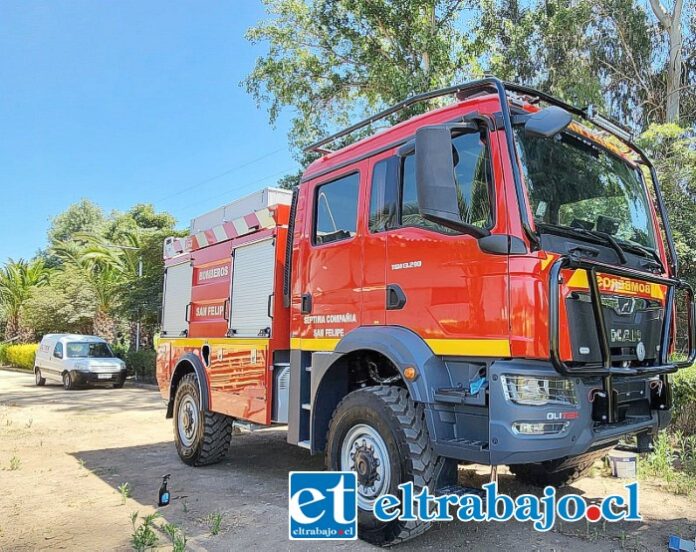 La nueva adquisición, un carro marca ‘Jacinto’, chasis ‘MAN’, año 2022, será la primera de seis para San Felipe, que serán entregadas en cinco etapas.