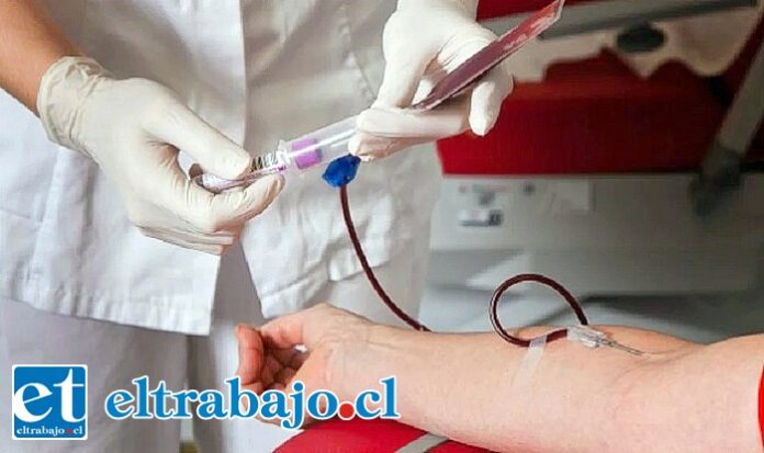 La colecta de sangre se realizará el miércoles 17 de enero desde las 11 de la mañana hasta las 16:00 horas en el Servicio de Salud Aconcagua.