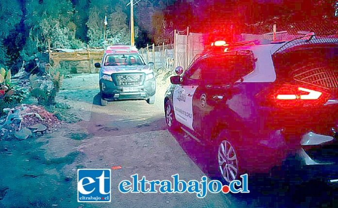 Carabineros llegó hasta el lugar de los hechos y logró detener al sujeto acusado de matar a su cuñado de 44 años.