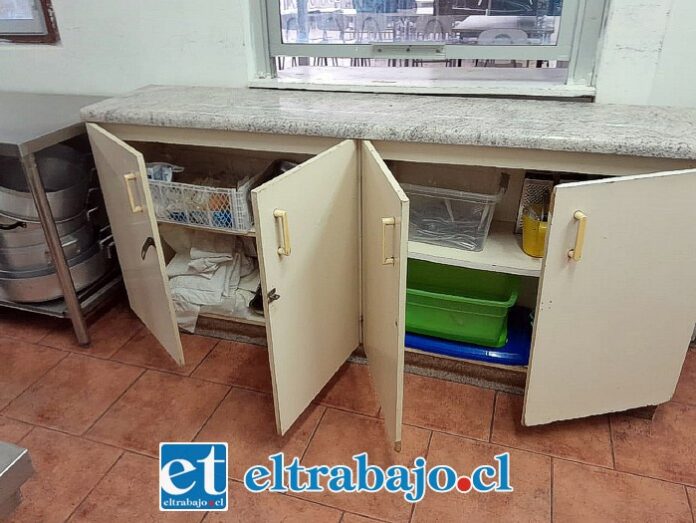 Muebles vacíos dejaron los delincuentes.