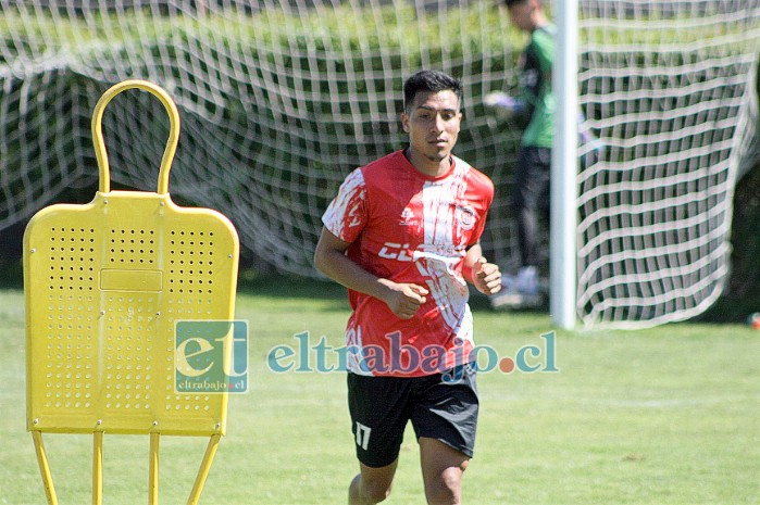 Cristian Dubó se integró este año al plantel de Unión San Felipe.
