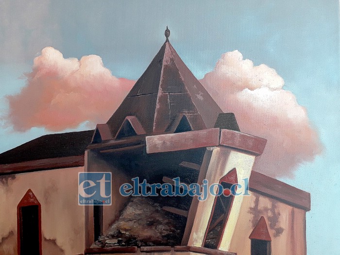 ‘Torre derrumbada Castillo Miravalle, Santa María’ es una de las 35 obras que se exhibirán a partir del 15 de marzo en el CIEM.