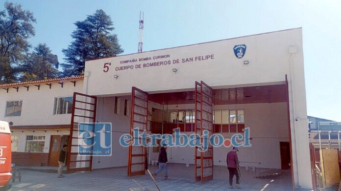 Bomberos de Curimón aún se encuentra a la espera de usar su nuevo cuartel.