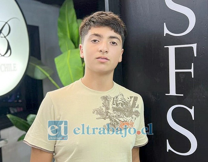 Benjamín Ortiz, modelo juvenil en SFS Aconcagua.