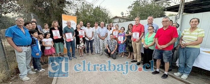 Vecinos inauguraron nuevas cámaras de seguridad este domingo.