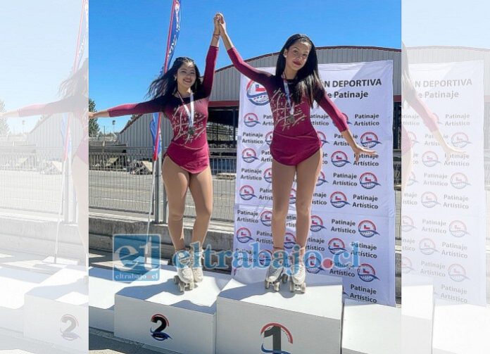 Consuelo Ponce e Isidora Rivas con su segundo y primer puesto en Figura.