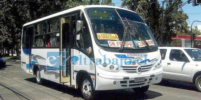 El incidente se registró en el recorrido San Felipe - Putaendo.