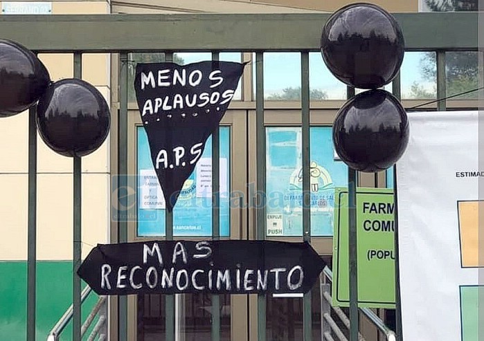 La Confederación de Funcionarios de la Salud Municipalizada de Aconcagua se une al paro nacional. 