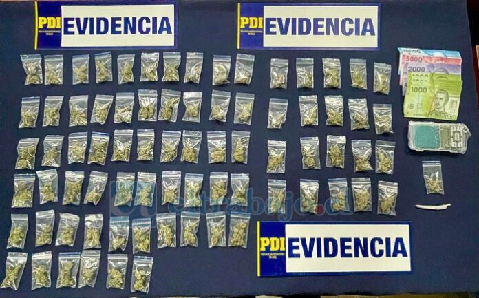 Esta es la droga incautada a extranjero ilegal que traficaba desde una barbería.