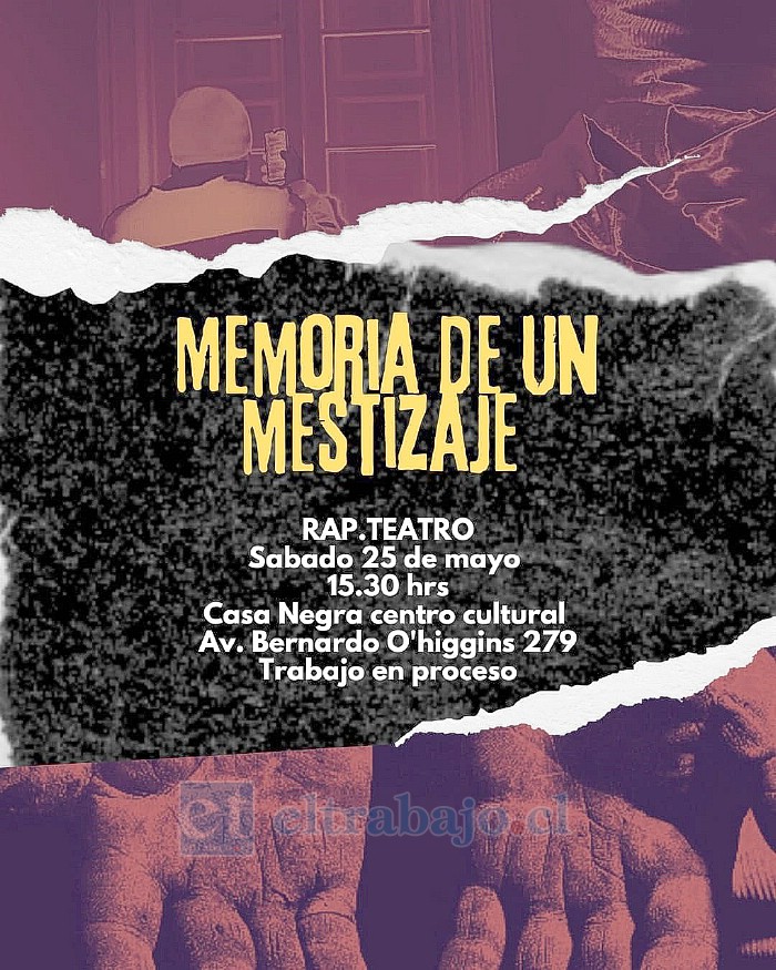 El grupo de rap y teatro ‘Memoria de un mestizaje’ hará su debut a las 15:30 horas en Casa Negra.
