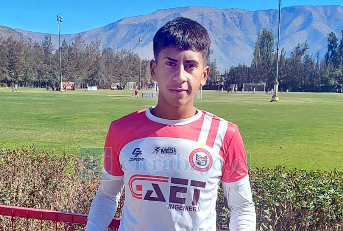 Ignacio Mesías Severino, cadete de la Sub 15 de Unión San Felipe.