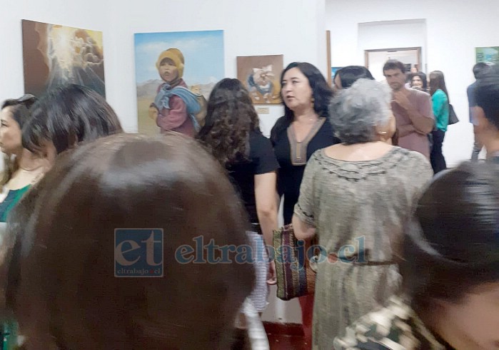 Así fue la concurrencia en una de las exposiciones del colectivo ‘Entre Pinceles’ en el Centro de Artes y Oficios Almendral (Ciem).