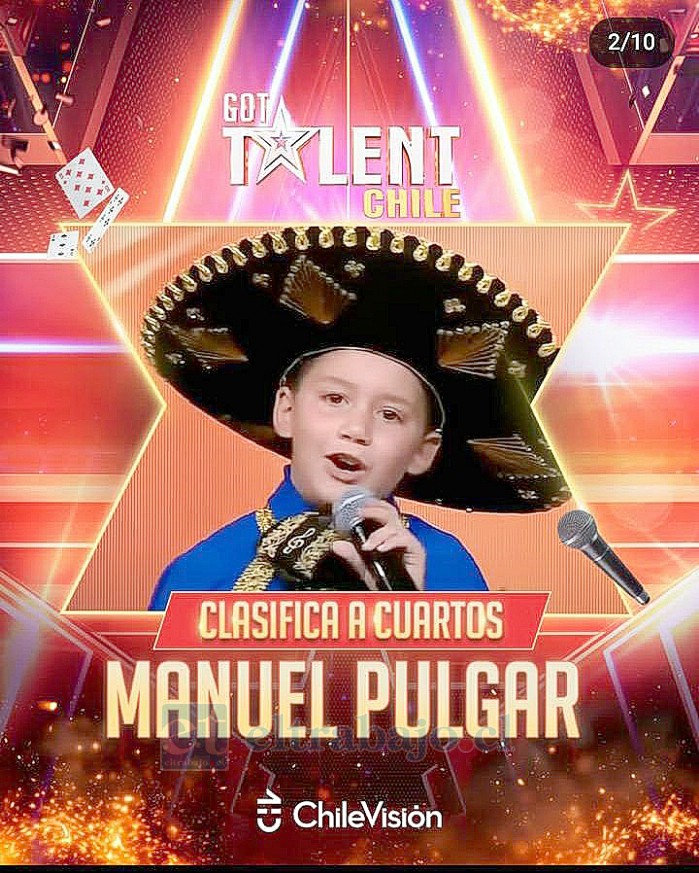 Manuel Jesús Pulgar Tapia participó en Got Talent Chile.