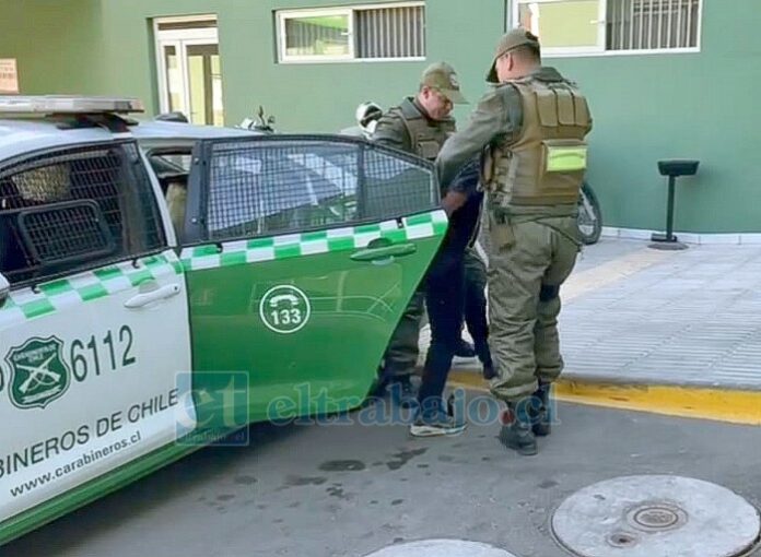 Delincuente proveniente de Colina con amplio prontuario fue detenido este martes.