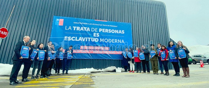 El motivo de la visita fue informar acerca del plan de acción nacional para enfrentar la trata de personas, en el marco de su día internacional.