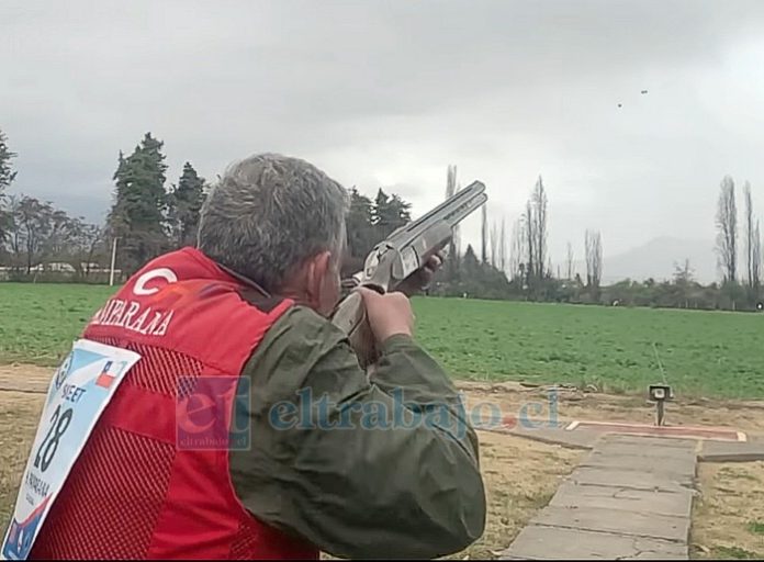 En el mes de septiembre uno de los socios del Club de Tiro al Vuelo Aconcagua participará del Campeonato Mundial Juvenil en Lima, Perú. En la foto, el presidente Humberto Pamparana.