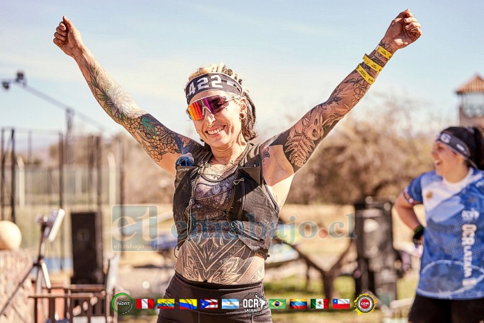 Camila Contreras Muñoz, matrona de profesión y deportista de carreras de obstáculos u OCR (Obstacle Course Race) del Valle de Aconcagua.