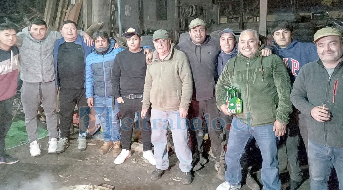 Acá los Integrantes del Club de Caza Pesca y Disco reunidos después de la pandemia.      