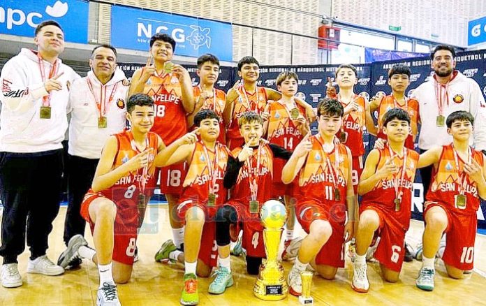 San Felipe Basket se coronó campeón de la serie U13 de la Libcentro Menores.