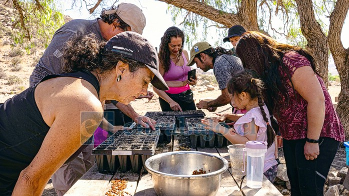 Taller de flora del Parque La Giganta, realizado en abril de este año.