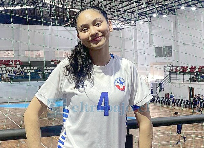 Josefa Ignacia Carrasco Ibaceta, seleccionada nacional de balonmano categoría infantil.