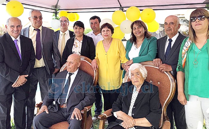 Se realizó una ceremonia simbólica en su honor, acompañados de su familia en el sector de Las Barrancas.