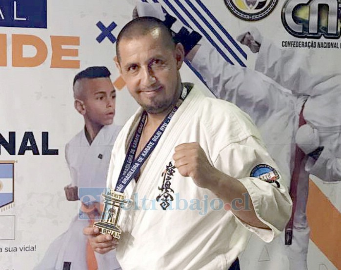 Shihan Cristián Suárez Falconi, director de la Academia de Kárate Seishin Kyokushin.