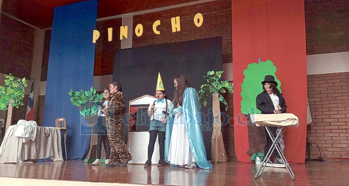 Unas de las representaciones de la obra ‘Pinocho’.