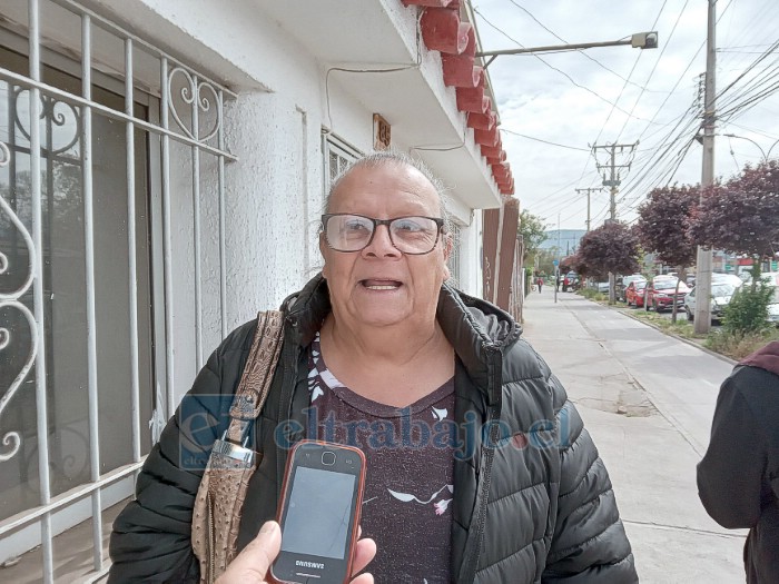 Olvido Andrea conversando con Diario El Trabajo.