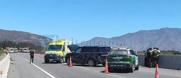 Seis personas heridas fue el saldo de un nuevo accidente en la Autopista Los Andes.