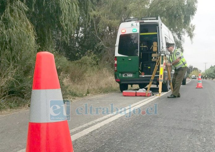 Motociclista falleció tras impactar de frente con una barrera metálica en Los Andes. (Imagen referencial).