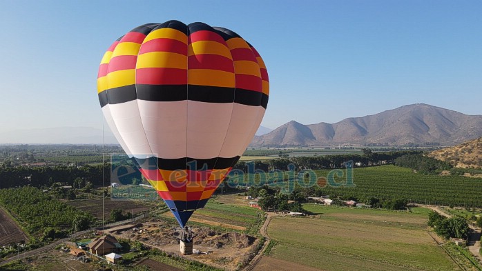 Con vuelos en globos aerostáticos celebrarán el Día Internacional del Turismo en la comuna de Santa María.