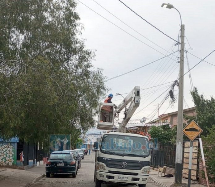 Este lunes una empresa llegó al sector para reparar el asunto.