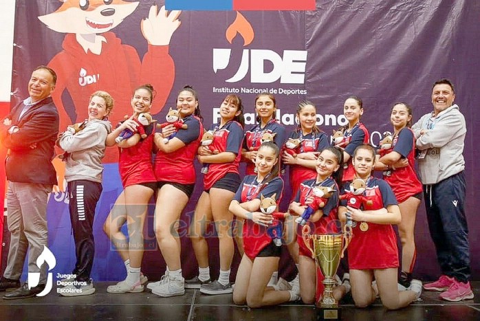 Liceo Cordillera de San Felipe, representando a la región de Valparaíso, se quedó nuevamente con el Nacional Escolar (FOTO: IND).