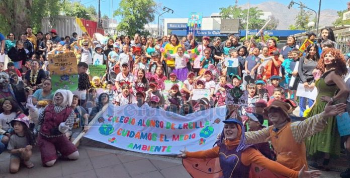 Junto a los estudiantes de San Felipe, Dipma cerró las actividades del mes del medio ambiente.