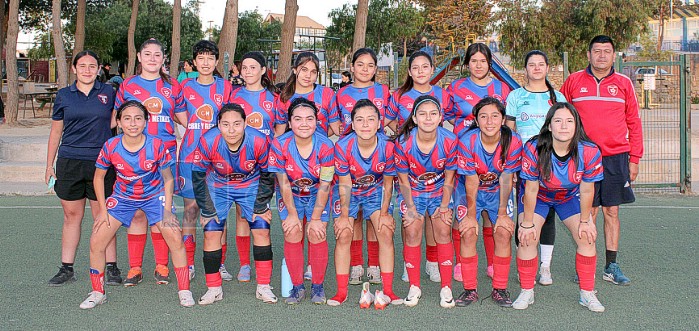 La categoría femenina Sub 19, que el pasado sábado 30 de noviembre se coronó bicampeona de la Liga Regional ‘Niñas Al Poder’.