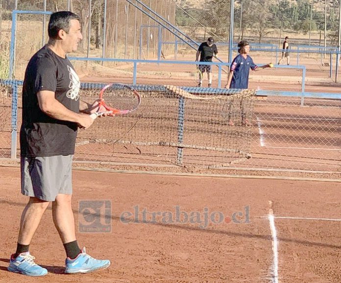 Mucha actividad hay y habrá en cada una de las canchas del Club de Tenis San Felipe.