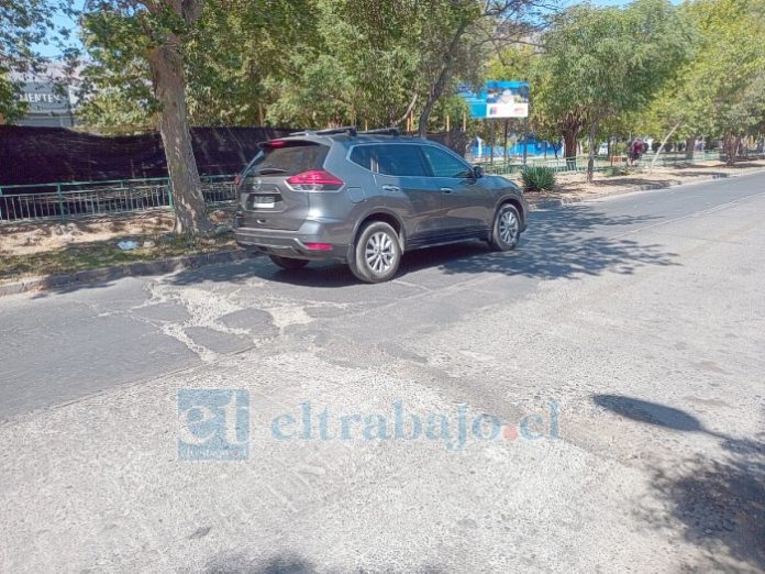 Imagen de la última nota publicada acerca del estado de las calles, ‘evento’ ubicado en Avenida O’Higgins.