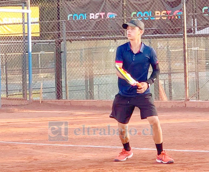 Félix Herrera es una de las cartas del tenis sanfelipeño para el evento regional. 