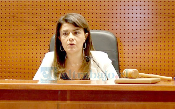 La ministra de la Corte de Apelaciones de Santiago, Verónica Sabaj Escudero, oriunda de San Felipe, involucrada en el Caso Hermosilla. (Foto: The Clinic)