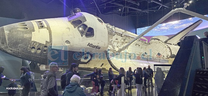 El impresionante transbordador ‘Atlantis’.