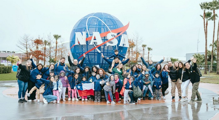 Estudiantes de todo Chile visitaron la NASA.