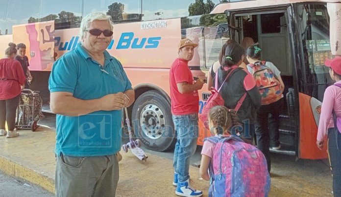 Nelson Leiva Estay, administrador del terminal de buses de San Felipe.