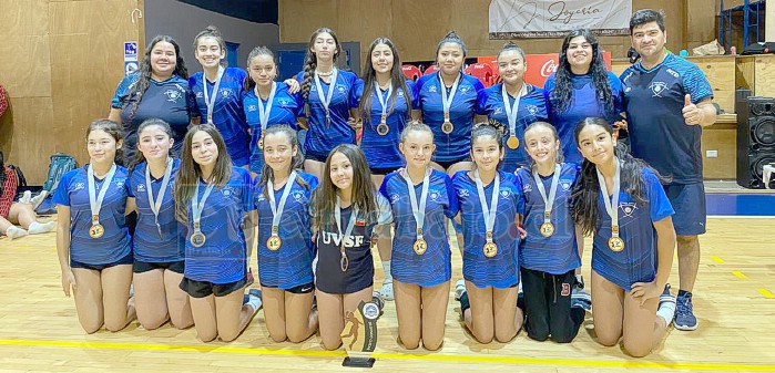 La Sub 14 alcanzó la segunda posición del podio en su categoría.